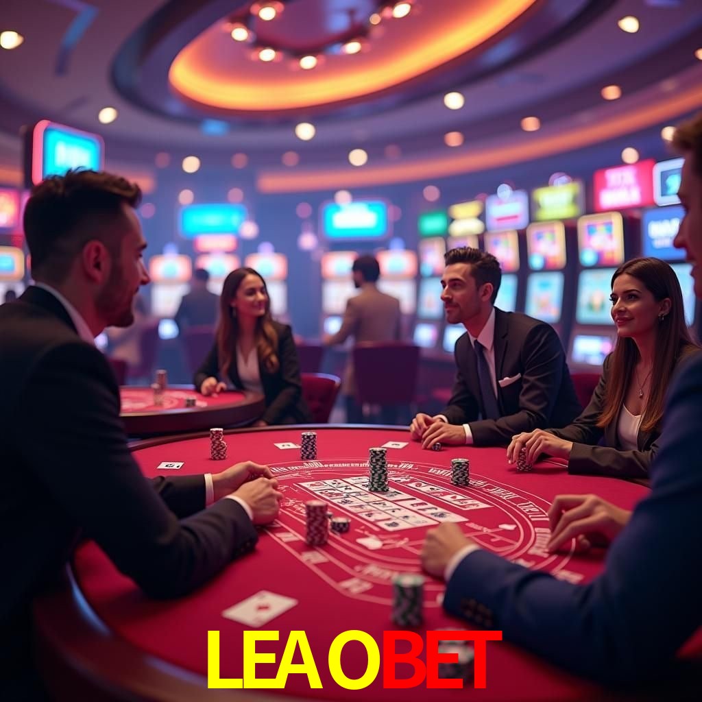 Mesa de Blackjack LEAOBET